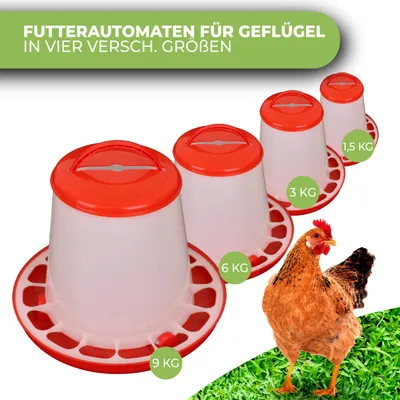 Produktbild von Futterautomat Futterspender in verschiedenen Größen V4: 9 kg