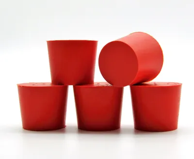 Produktbild von Gummistopfen 35/29mm x 5 Stk, Konischer Gummistopfen | Gummi Korken