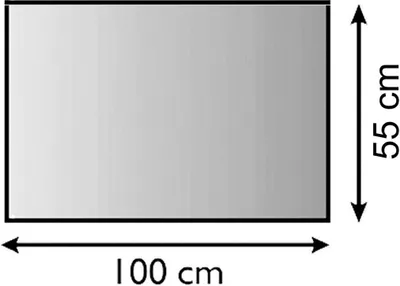 Produktbild von Metallbodenplatte Funkenschutzplatte 3 verschiedene Designs 100cm x 55cm