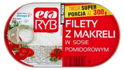 Obrázok produktu pre Filety z makrely ERA v paradajkovej omáčke, 300 g