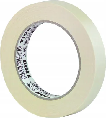 Obrázok produktu pre Papierová maskovacia páska 19 mm x 50 m do 60 °C BOLL