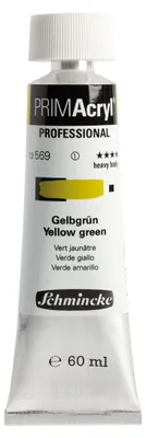 Schmincke 60ml PRIMAcryl Gelbgruen Acryl 13 569 011