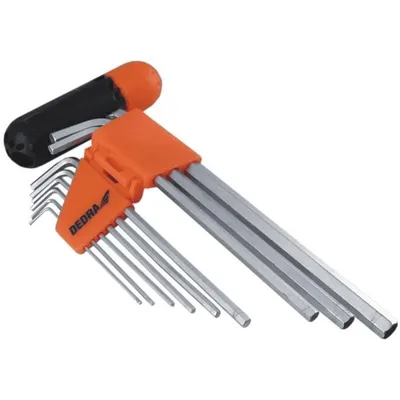 Produktbild von Sechskantschlüssel-Satz CrV 1,5 - 10mm, 9 Stück
