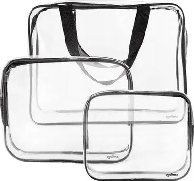 Immagine prodotto di Beauty case trasparente 3in1 Soulima 21448