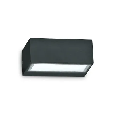 Produktbild von Moderne Wandleuchte Twin Aluminium Schwarz 1 Licht G9 3W 3000K Warmes Licht