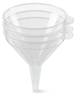 Immagine prodotto di Set 4 Imbuti 16 cm Hemax | Travasatori Trasparenti per Liquidi