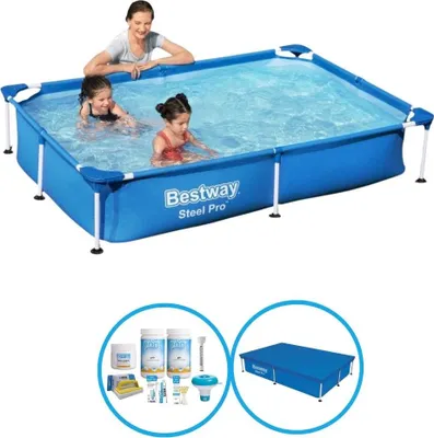 Obrázok produktu pre Bestway Pool Steel Pro 221x150x43 cm - balenie na bazén