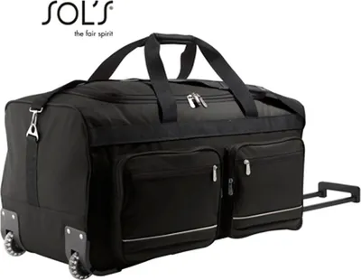 Image de SOLs Bags 71000 | Travelbag Voyager Trolley / Koffer | 67 x 34 x 33 cm - Couleur : Black - Taille : 67 x 34 x 33 cm