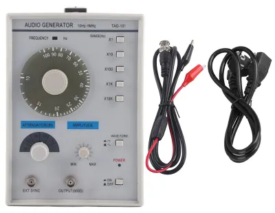 Obrázek produktu pro TAG-101 Audiogenerátor 10 Hz–1 MHz Nízkofrekvenční signál pro údržbu