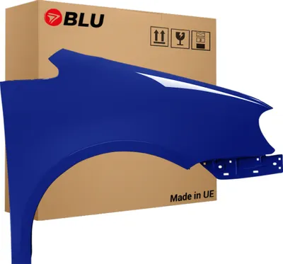 Produktbild von BLU Kotflügel Passend für Volkswagen Touran 1T1 LL5M Rechts Blau IndienBlau | 2003-2006 | Vorderseite Vorne | Lackiert | Einbaufertig