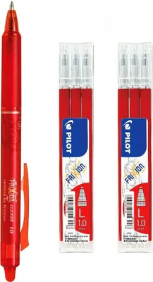 Produktbild von Frixion Clicker 1.0 rot + 6 Ersatzminen rot