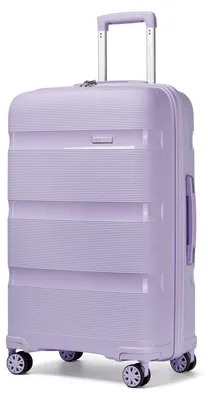 Produktbild von KONO Großer Koffer Leicht Hartschalenkoffer Trolley mit TSA-Schloss – Lila, Größe XL