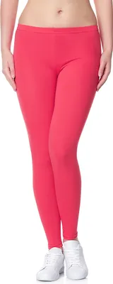 Produktbild von Ladeheid Damen Leggings Long aus Baumwolle LAMA02 (Rosa21, XS/S)
