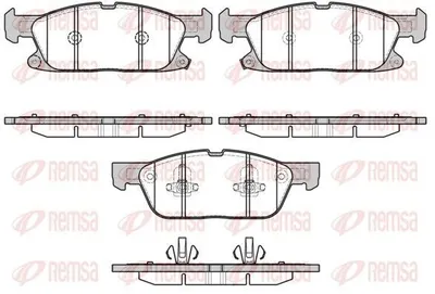 Produktbild von REMSA Bremsbeläge Satz Vorne Bremsklötze für FORD S-Max (CJ) 1657.02