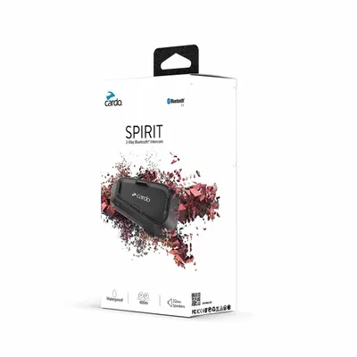 Produktbild von Cardo Spirit Motorrad-Sprechanlage 2 Kanäle 400 m Schwarz