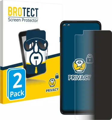 Produktbild von 2x BROTECT Sichtschutzfolie für Motorola Moto G 5G Plus Anti-Spy Privacy Sichtschutz Blickschutz Folie Blaulicht-Schutz