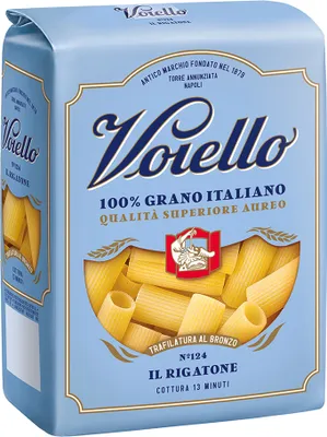Produktbild von 16x Pasta Voiello Il Rigatone N. 124 500g - Italienische Nudeln