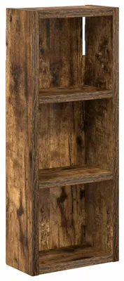 Produktbild von Eleganten-Stil Badezimmer-Wandschrank 1 PC,Modernes Design,Badmöbel,Badezimmer,Geräucherte Eiche 20x10x50 cm - Spiegelschränke - Möbel26