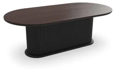Image de Designer Table de salle à manger Tables Ovales de bois Meubles Modernes Nouveau