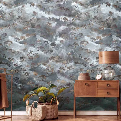 Produktbild von A.S. Creation Livingwalls Fototapete The Wall II 392591 Eine Rolle Ein Motiv 2.80 x 1.59 m Berge Blau