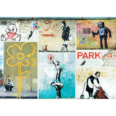 Produktbild von EUROGRAPHICS Puzzle Banksy 1000 Teile