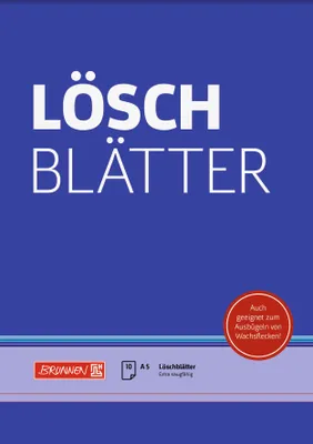 Obrázek produktu pro 10XBRUNNEN 1041550 Löschblattblock A5 1
