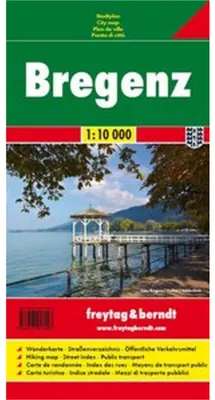 Zdjęcie produktu dla Bregencja, mapa miasta 1:10 000