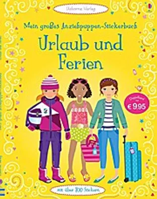 Obrázek produktu pro Mein großes Anziehpuppen-Stickerbuch: Urlaub und Ferien