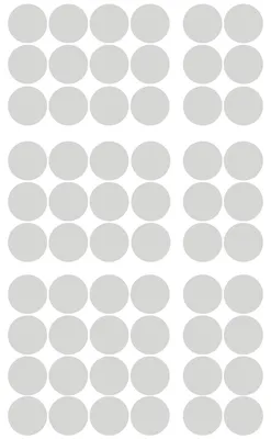 Produktbild von Sichtschutzfolie für Fenster – 60 Kreise – Selbstklebende Fensterfolie für Fenster und Duschtüren – 160 x 95 cm