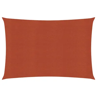 Image de Voile d'ombrage 160 g/m² rouge terracotta 3x4 m HDPE