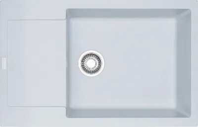 Produktbild von Franke Maris - Fragranit Spülbecken MRG 611-78 BB, 780x500 mm, weiß Eis 114.0363.186