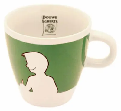 Image de Douwe Egberts Design People, Tasse à café, Tasse à thé, Porcelaine, Vert, 260 ml