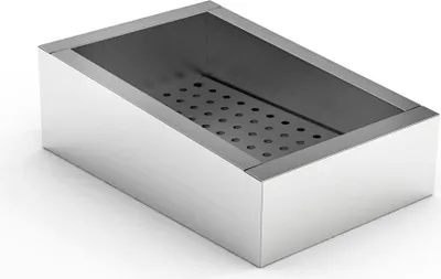 Zdjęcie produktu dla Pojemnik na kruszony lód Combisteel do zabudowy ze spadkiem i przyłączem wodnym