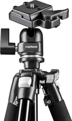Immagine prodotto di mantona Scout MAX, 3 gambe, nero, 157 cm, 1,93 kg
