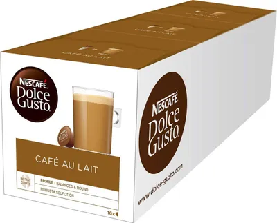 Obrázok produktu pre Nescafe Dolce Gusto Cafe Au Lait 2x16 strukov kávy s pôžitkom 2-pack