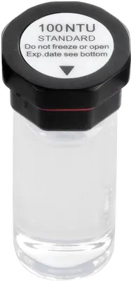 Immagine prodotto di Kit di calibrazione per la misurazione della torbidità, con valori di 20/100/400/800 NTU, composto da 4 flaconi da 20 ml, con rivestimento protettivo resistente e design della bottiglia con chiusura sicura