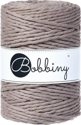 Produktbild von Bobbiny Macrame Cord 5 mm 100 m Coffee Schnur