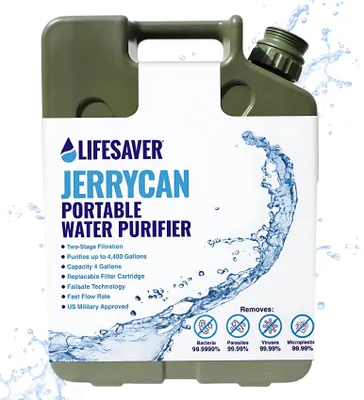 Immagine prodotto di Filtro per acqua - Tanica - Con pompa - 18,5 litri - Filtra fino a 20.000 litri