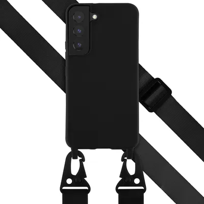 Obrázek produktu pro Selencia silikonové pouzdro s odnímatelným páskem Samsung Galaxy S22 – černé