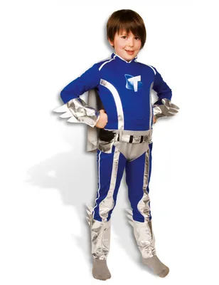 Immagine prodotto di Costume da Toby per bambini Costume da licenza Mega Mindy blu-argento