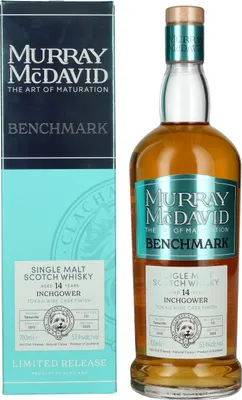 Produktbild von Murray McDavid BENCHMARK 14 Years Old INCHGOWER Tokaji Wine Cask Finish 2010 53,4% Vol. 0,7l in Geschenkbox