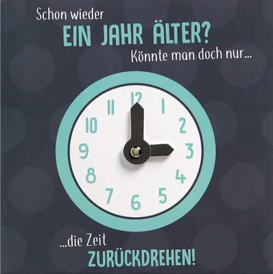 Produktbild von Geburtstag - Moving Cards - Klappkarte mit beweglichem Element