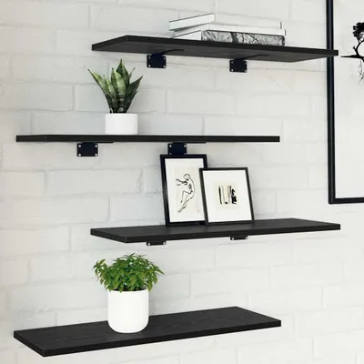 Immagine prodotto di Maison Exclusive - Tagliere a 3 livelli, confezione da 4 pezzi, dimensioni 60 x 20 x 1,5 cm, materiale: legno composito