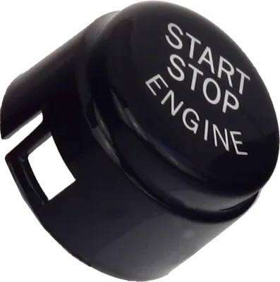 Produktbild von Overdrive-Racing Startknopf für BMW 5er GT F07 5er F10 F11 6er F06 F12 F13 7er F01 Ohne OFF Taste Schwarz Hochglanz Ersatz