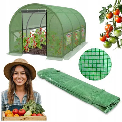 Zdjęcie produktu dla SuperButelki - Folia tunelowa, zamienna, zbrojona 2x3m folia na tunel, szklarnia, mocna Uv-4, foliak, ogrodowy, stelaż, wytrzymała, mocna