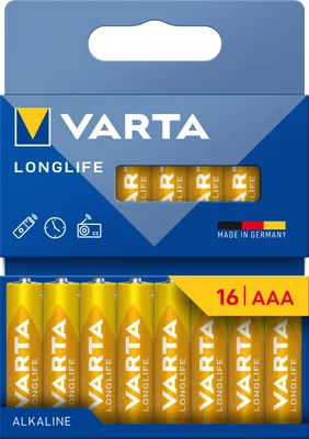 Produktbild von VARTA Longlife AAA 16er Blister Batterien