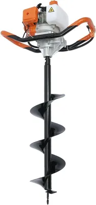 Imagen del producto de Taladro para pozos con 3 brocas, motor de 52cc. Taladro para pozos, perforadora de pozos, perforadora para pilotes, perforadora para postes de valla, perforadora para pozos. Maquinaria para perforar tierra para vallas y jardinería