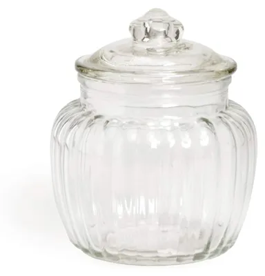 Vorratsdose Glas 650 ml luftdicht 11,5x11,5x14,5 cm transparent