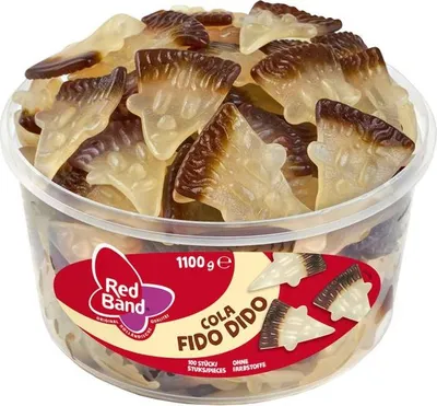 Produktbild von Red Band Fido Dido Cola 100 Stück, 1100g