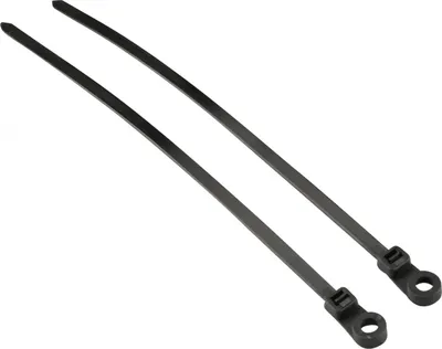 Produktbild von Kabelbinder UV-beständig 200x4,8 mm anschraubbar schwarz 20 Stück